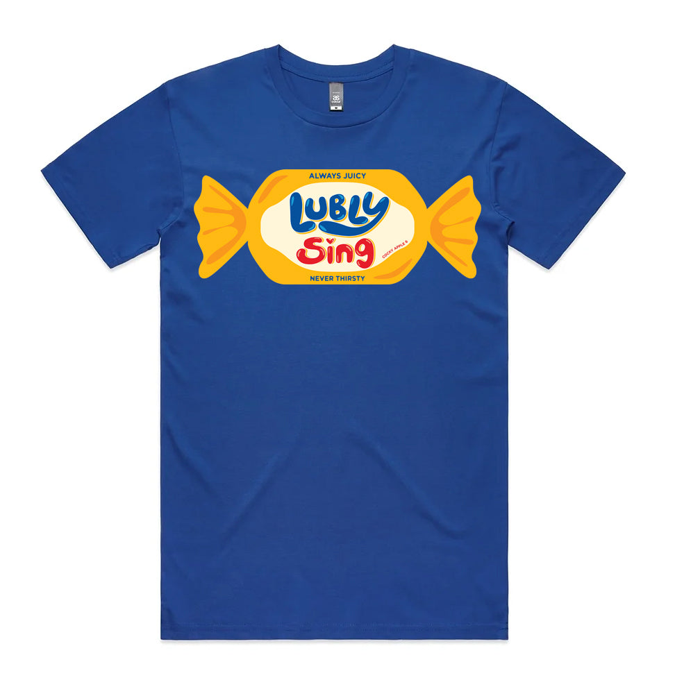 Lubly Sing (Royal Blue) Mens Tee