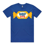 Lubly Sing (Royal Blue) Mens Tee