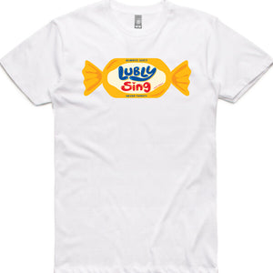 Lubly Sing Mens Tee (White)
