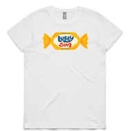 Lubly Sing Womens Tee (Yellow)