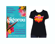 Load image into Gallery viewer, Gigorou Book + Aboriginal Girl Magic T-shirt Bundle
